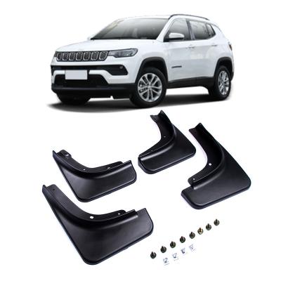 China Fender Mud Flaps RStype Car Mud Flaps Fender Mud Flaps FOR Compass Jeep 2.4T 2017 - 2022 Soft Rubber Material Nondestructive Installation for sale