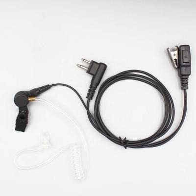 China Communication/Security Walkie Talkie 2 Pin Headset Microphone Concealed Sound Tube Earpiece For Motorola CP040 CP200D DP1400 DP3600 DEP450 GP68 GP88 for sale