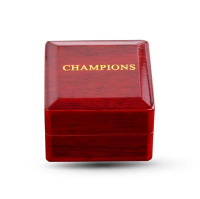 China Recycled Materials with Champion Logo NHL NFL NBAring MLB NCAA Champion Wooden Ring Box for sale