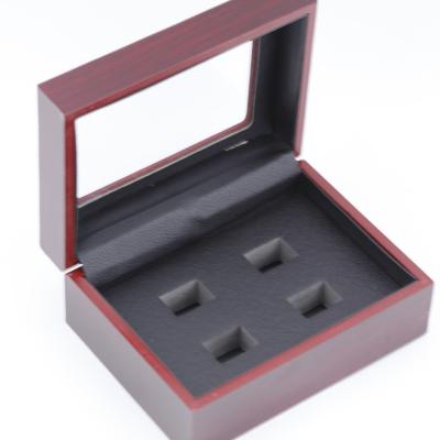 China Recycled Materials Can Put In NHL NFL NBAring MLB NCAA Champion 4pcs Rings Ring Sets Wooden Box for sale