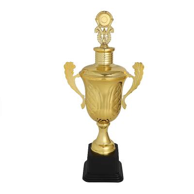 China Custom Big Cup Creative Metal USA Peanut Basketball And Football Tournament Championship Trophy for sale