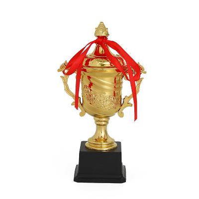 China USA Children's Craft Plastic Rose Trophy Pattern Trophy Custom Creative Trophy for sale