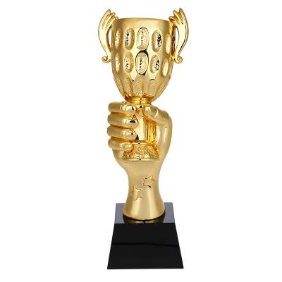 China New USA Resin Championship Trophy Sports Metal Trophy for sale