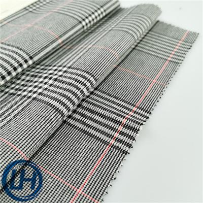 China Excellent Quality Polyester Anti-Static Viscose Fabric Viscous Material Fabric For Costume Technics Style Plaid Pattern Yarn-dyed Fabric for sale