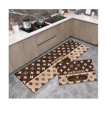 China Kitchen Washable Washable Blankets Easy To Clean Kitchen Blankets And Mats With Rubber Backing for sale