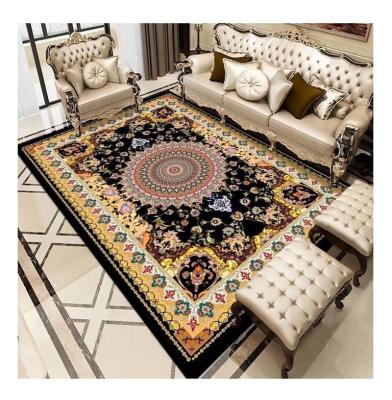 China Hot Sales Washable 3D Printed Living Room Alfombra del dormitorio Persian Rug for sale