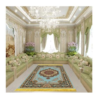 China Hot sale washable 3d printed for shinny the diamond carpet prayer mat for prayer and living room for sale