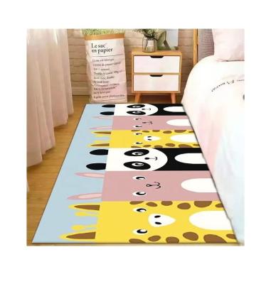 China Baby Play Washable Blankets For Living Room Bad Room Soft Door Mat 3d Printed Cute Modern Blankets Blankets for sale