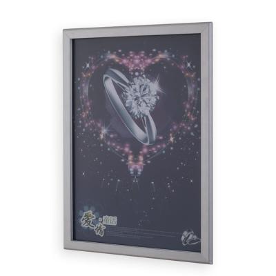 China Right Angle Flat Aluminum Snap Frame Poster Frame for sale