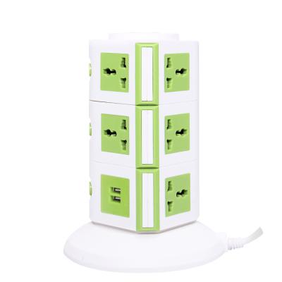 China With Overload Protector Type G Plug Electricity Plug Extension Cord With USB for sale