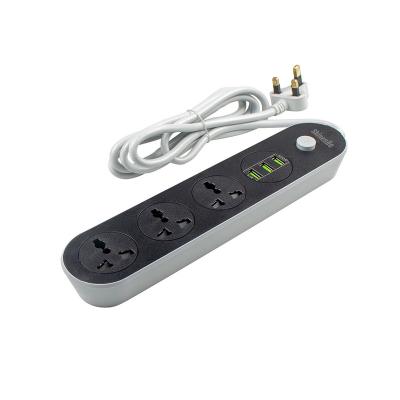 China Convenient Safety Power Strip With Multi Usb Plug Outlet Universal Power Strip Extension Wire for sale