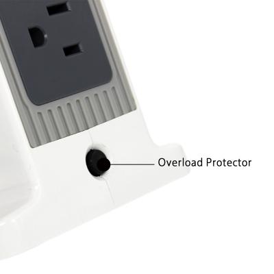 China With Surge Protector 1000J Power Tower Plug With Overload Protector Extension Wire With Surge Protector 1000J Us Standard Power Strip Extension Plug for sale