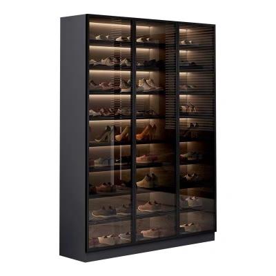 China No Deformation New Locker Room Multi-Layer Shoe Storage Rack High Heel Sneakers Cabinet for sale