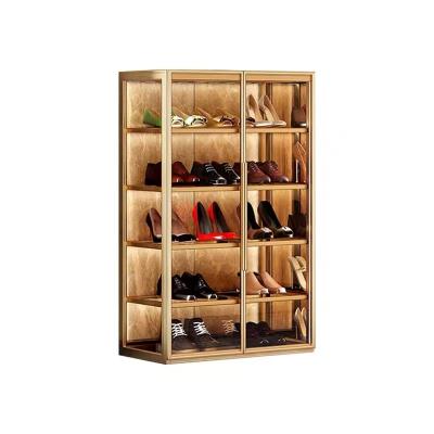 China No Deformation Wall Shoe Storage Cabinet Modern Simple Shoe Cabinet High Quality Shoe Cabinet for sale