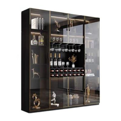 China No Deformation Light Wine Rack Luxury Single High End Middle And Large Cup Cabinet Wine Cabinet for sale