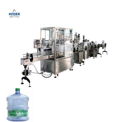 China 5gallon beverage roll on bottle capping and filling labeling machine for sale