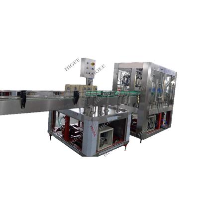 China Sauce plastic bottle filling CLOTHING capping and compression labeling machine for sale