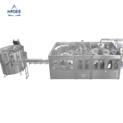 China Automatic Hot Food Filler Fruit Juice Packing Machine Juice Filling Bottling Production Line Juice Filling Capping Machine for sale