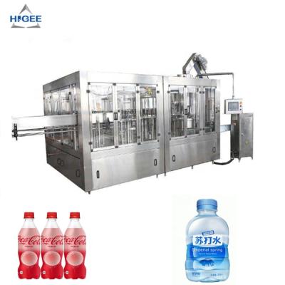 China Food CE certins soda filling machine with PET bottle, gas filling machine carbonated bottling machine liquid filler for sale