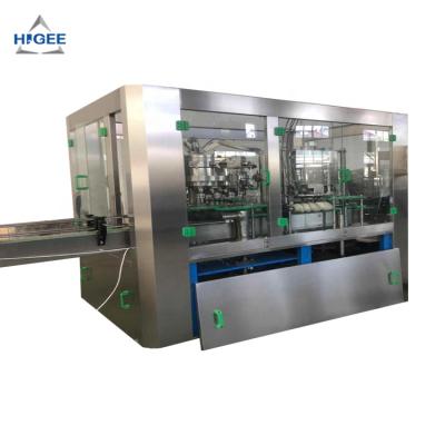 China Food Carbon Dioxide Easy Open Can Filling Equipment Production Line / Carbonated Water / Gas Canning Filling Machine for sale