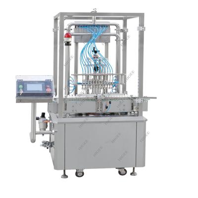 China Chemical eye drop liquid filling machine line, pharmaceutical glass bottle filling and capping machine for sale