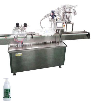 China HIGEE Food Hand Sanitizer 60ml Filling Capping Machine Hand Wash Liquid Body Spray Filling Machine for sale