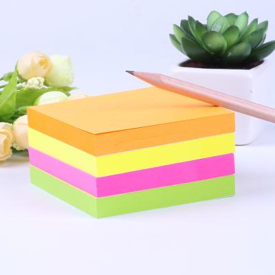 China Self Adhesive Custom Logo Printing Stationery Sticky Notes Notepad for sale