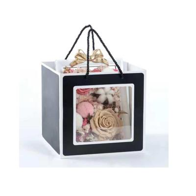 China Customized Disposable Transparent Gift Bag Custom For Presents Valentine's Day 2020 Printing for sale