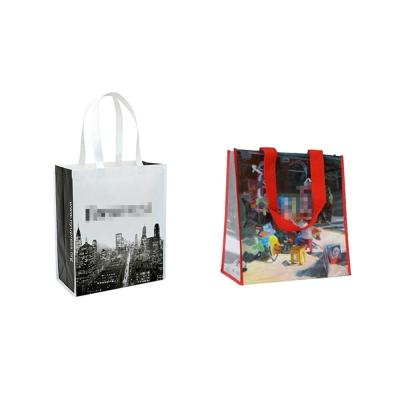 China Heat Transfer Handled Polypropylene Nonwoven Bag Advertising Non Woven Bag Print for sale