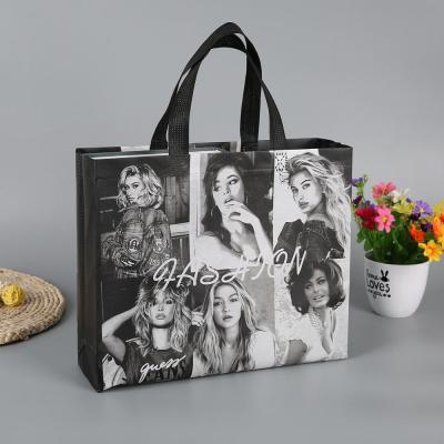 China Cheap Customized Non Woven Shopping Bag Handled Image Printing Printing PP Non Woven for sale