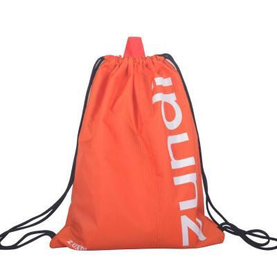 China Waterproof Sport Polyester Bag Nylon Drawstring Backpack Recycled Gym Drawstring Bags Printed Custom Logo for sale