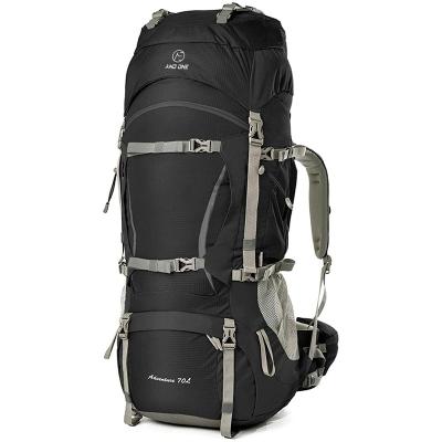 China Waterproof Mountain Hiking Bag Internal Backpack Frame Rise Backpack Outdoor Travel Hiking Backpack for sale