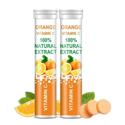 China OEM Orange Effervescent Tablet Custom ODM 1000000PCS/Month Juice Vc Vitamin C for sale