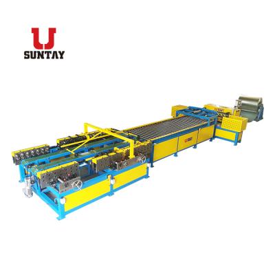 Cina Duct Forming Suntay Manufacturer Auto Duct Line 4 Stainless Steel Pipe Production Line in vendita