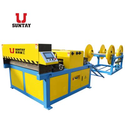 China Automatic Line 2 Air Duct Column Rectangular Machine Energy Supply Pipe Ventilating Machine for sale