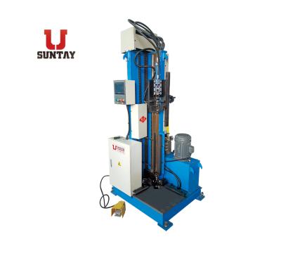 China Building Material Stores Anhui Suntay Hydraulic Square Conduit Machine Pipe Seam Lock Closing Machine For Sale for sale