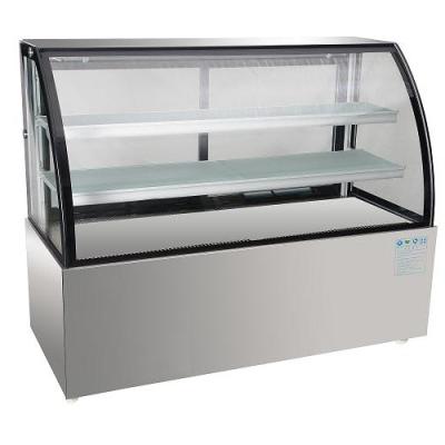 China Single-temperature 1.5M Bakery Cooling Showcase Ventilated Cake Display Showcase for sale