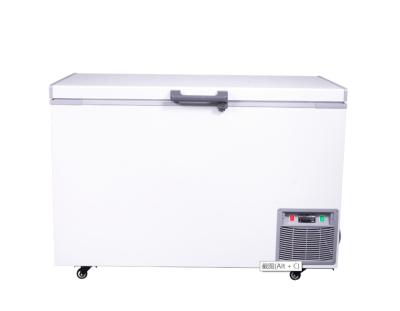 China Horizontal Low Temperature Supermarket Ice Cream Freezer Deep Seafood Freezer Stainless Steel Cabinet -40 Degree Chest Freezer for sale