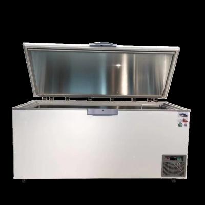 China Horizontal -86 Degree Temperature Freezer Two Compressors Deep Freezer Plasma Dry Ice Ultralow Storage for sale