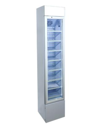 China Slim Single-temp Freezer Ice Cream Freezer Display Fridge for sale