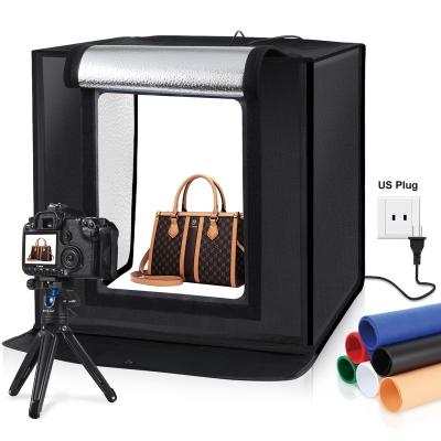 China Taking Pictures Interesting Dropshipping Photo Box With Portable Led Lights PULUZ 40cm Light Box With Free Background For Product Photography for sale