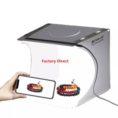 China Taking Nice Factory Wholesale PULUZ 20cm Photo Soft Box USB Mini Photo Studio Box Storage For Small Product Photography Light Box for sale