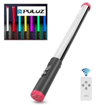 China PULUZ LATEST Mini RGB 114 LED Handheld Video Light Stick Popular Waterproof Tube Photography With Remote Control for sale