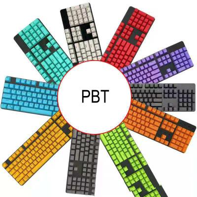 China Original Factory 104 Keys Computer Keyboard Dual Firing PBT Backlit Keycaps For Mechanical Keyboard for sale