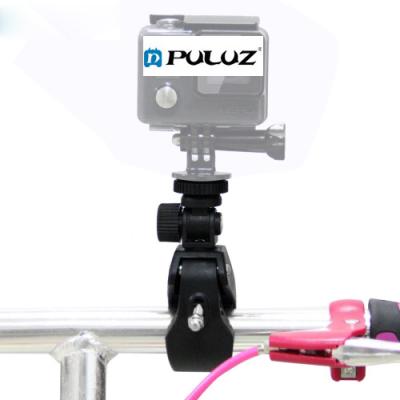 China Factory Wholesale PULUZ Motorcycle Bicycle Handlebar Mount with Tripod Mount Screw for Vanish Pro Cameras 10*9*3.5cm for sale