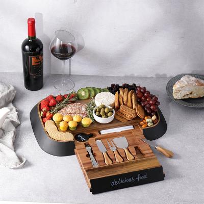 China Woodsun Sustainable Cheese and Snacks Board for Meat and Cheese for sale