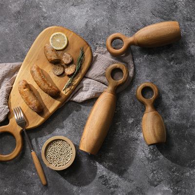 China Woodsun Sustainable Wooden Salt Pepper Mills Grinders for sale