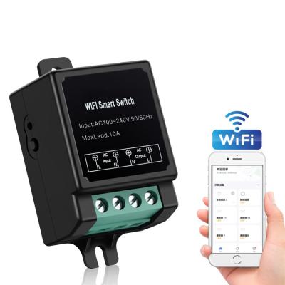 China High quality hotel easy installation mini wifi smart home AC 220v 110v on smart wireless control remote switch for light for sale