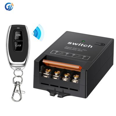 China 3 Working Modes Smart Digital Industrial Remote On/Off Switch Receiver DC 48V 36V 24V 12v RF Wireless Control Switch For Motor And Light for sale