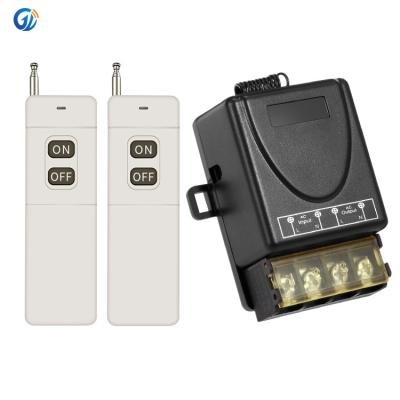 China Mini Relay 40A Output Wireless Channel AC Radio Receiver Wireless Remote Control Switch Lamp Switch for sale